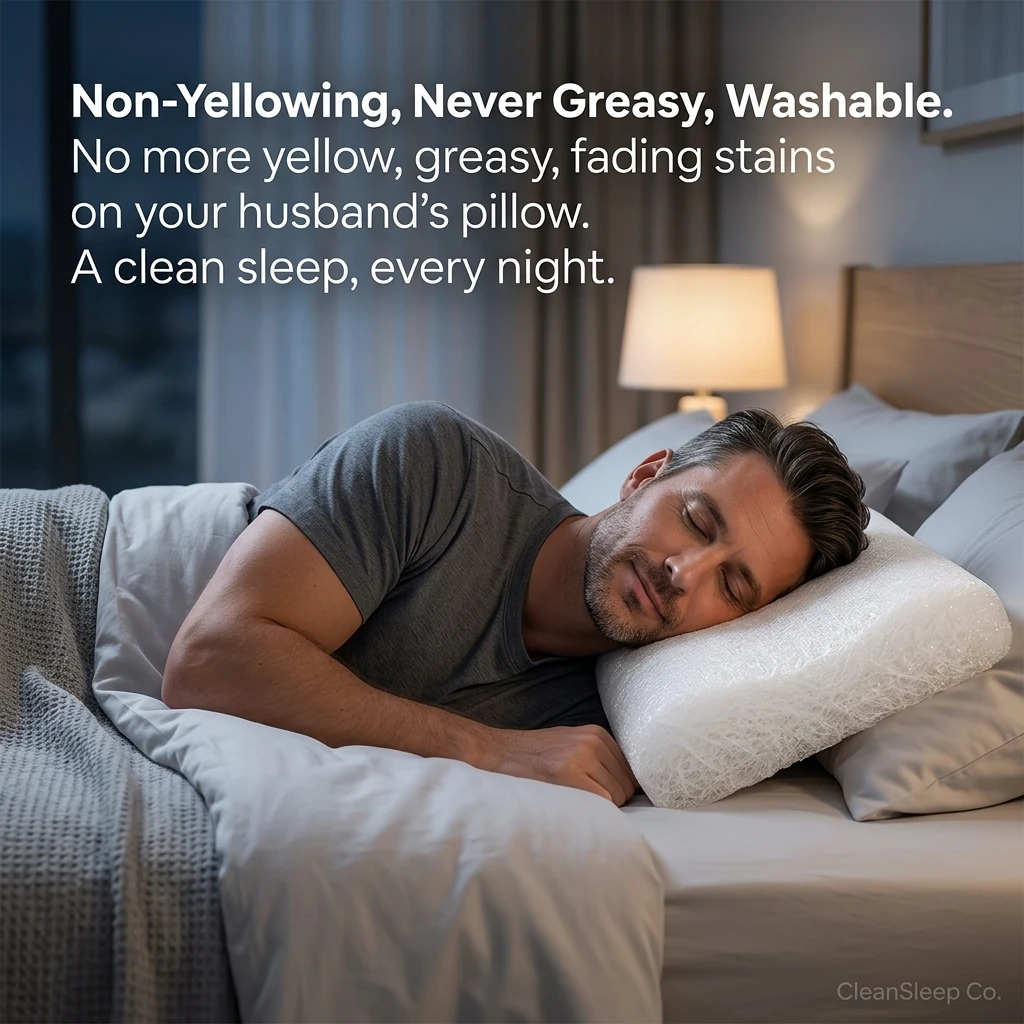 3D Air Fiber Pillow with Moderate Softness and Hardness for Cervical Spine Protection, Injury Care, Comfortable Sleeping Pillow