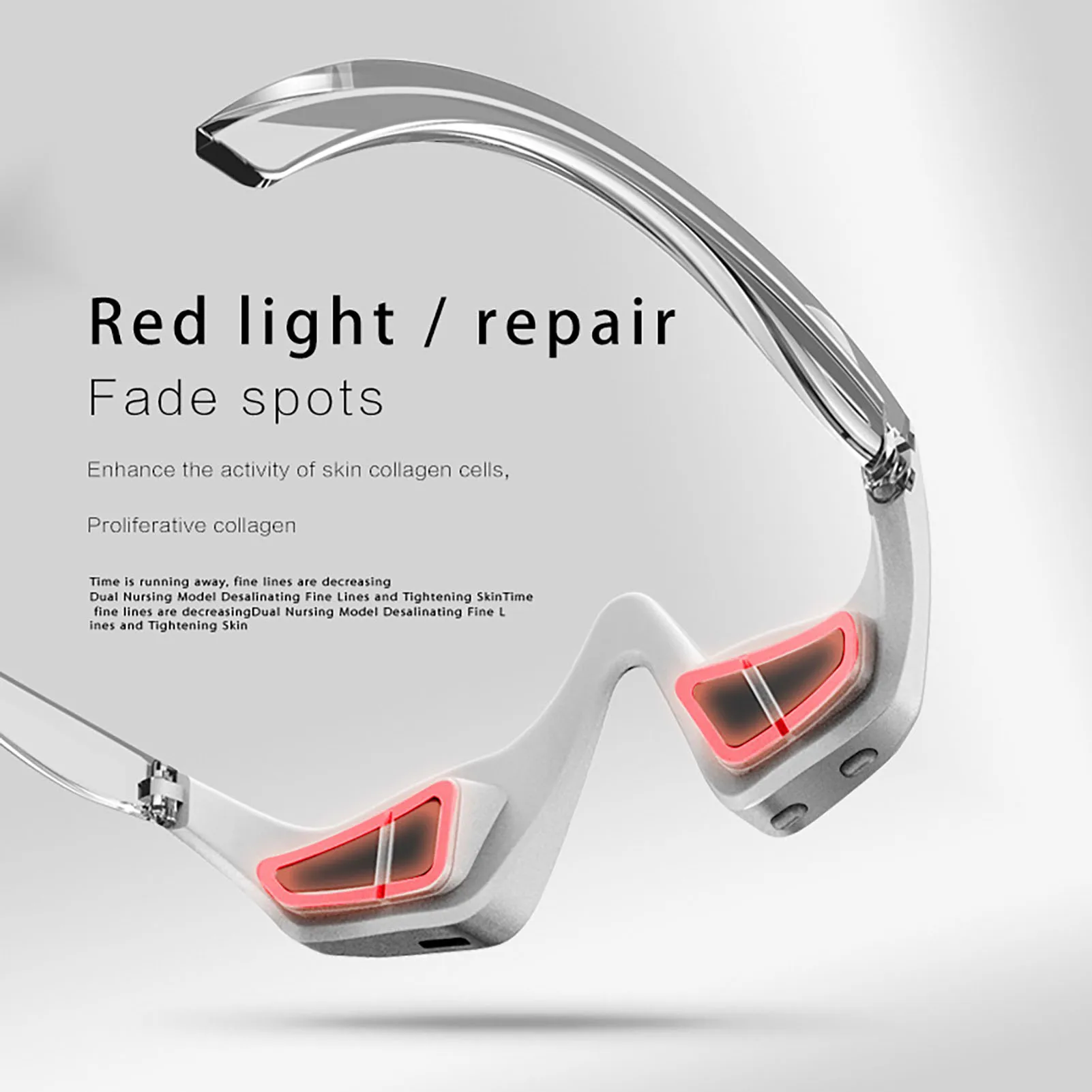 Smart Eye beauty Massager Roodlichttherapie voor donkere kringen en fijne rimpels Thuisgebruik Oogzorg Trillingsmassageapparaat