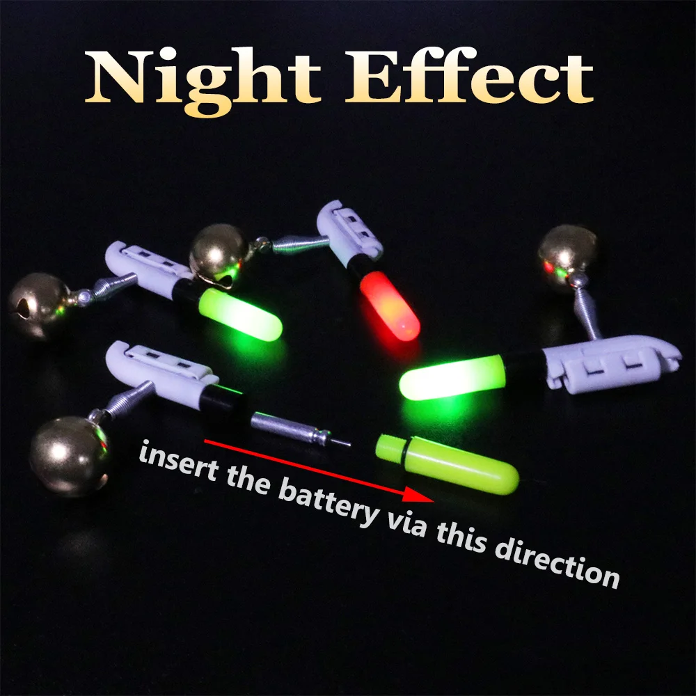 Electronic Fishing Light Stick Rod Bell Luminous Float LED CR425 3.6V Lithium Battery USB Charge Pesca Tackle Night Bright Lamp