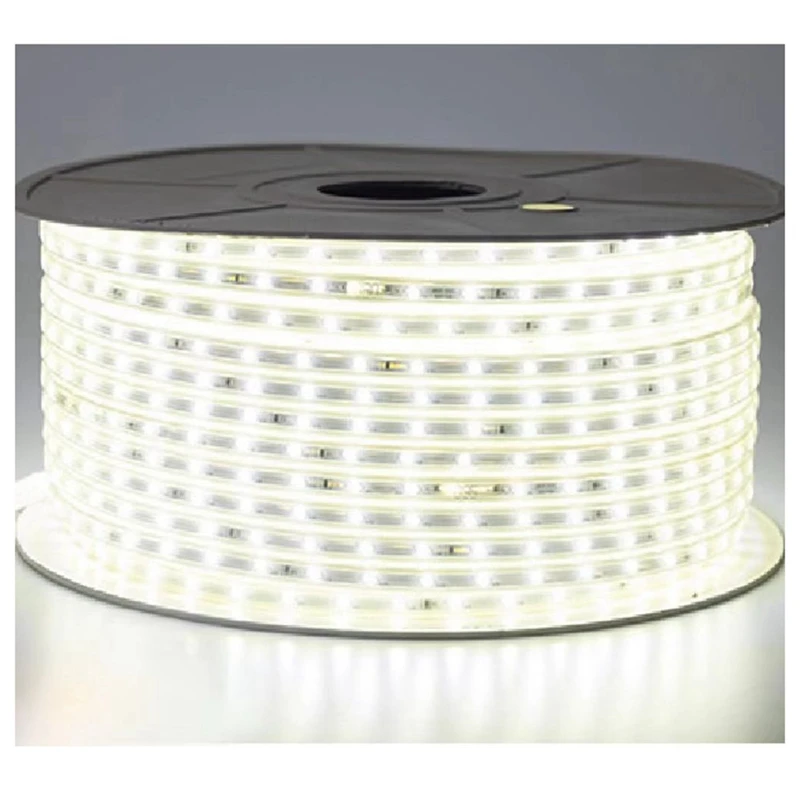 شريط ثلج LED للمطبخ مع مفتاح أبيض دافئ مقاوم للماء، سهل التركيب، سهل الاستخدام 5 أمتار