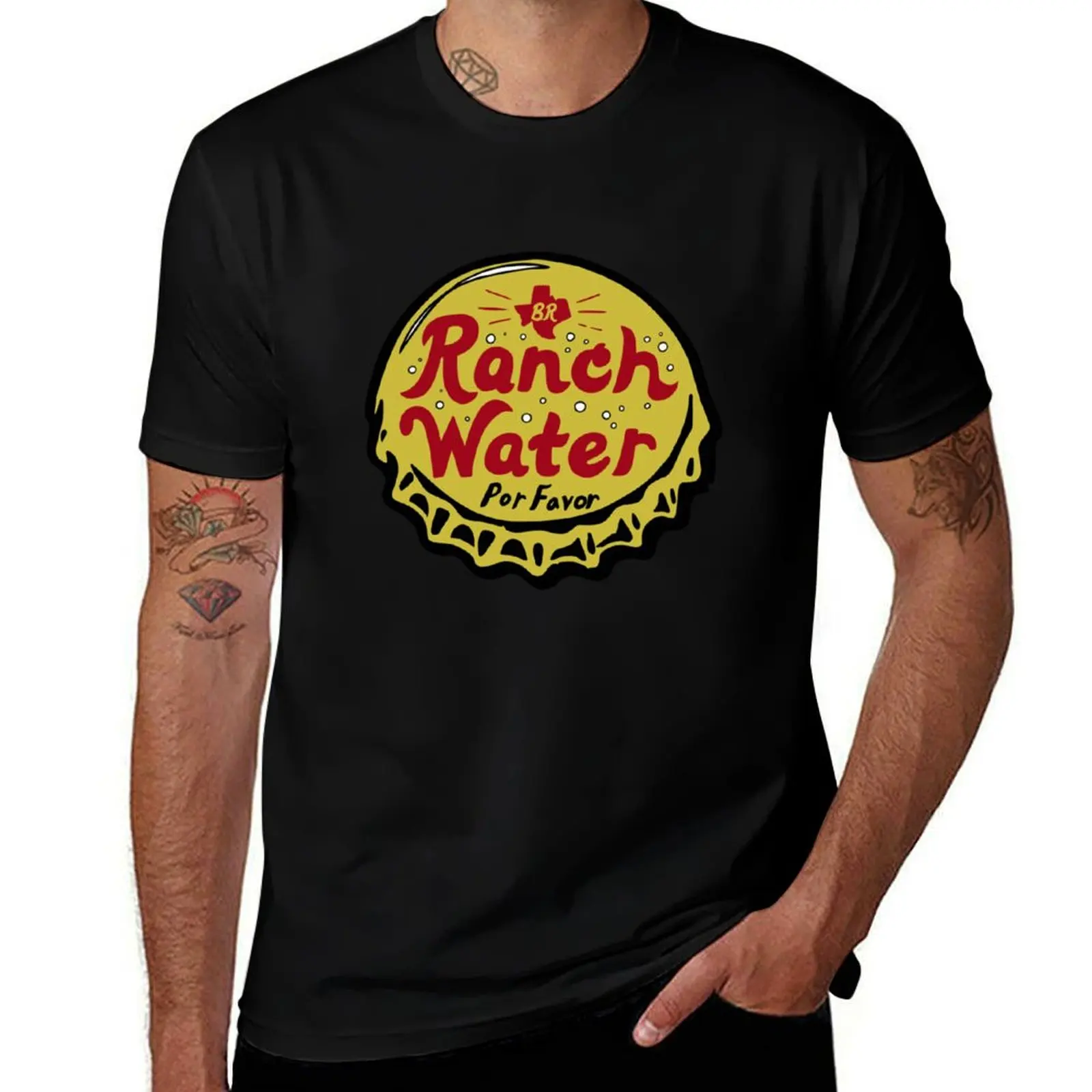 Ranch Water T-Shirt High Elasticity Sports Tee Shirt T-Shirt