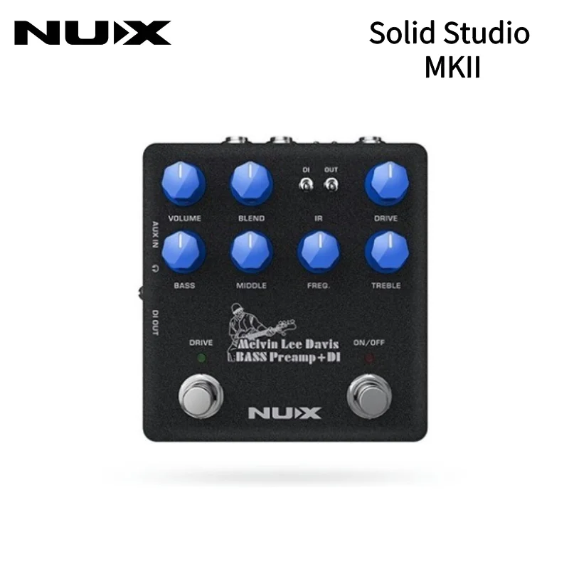 Предусилитель бас-гитары MLD Bass Preamp DI NBP-5, педаль эффектов, DI-бокс, загрузчик импульсных откликов (IR), аудиоинтерфейс, аксессуары для гитары