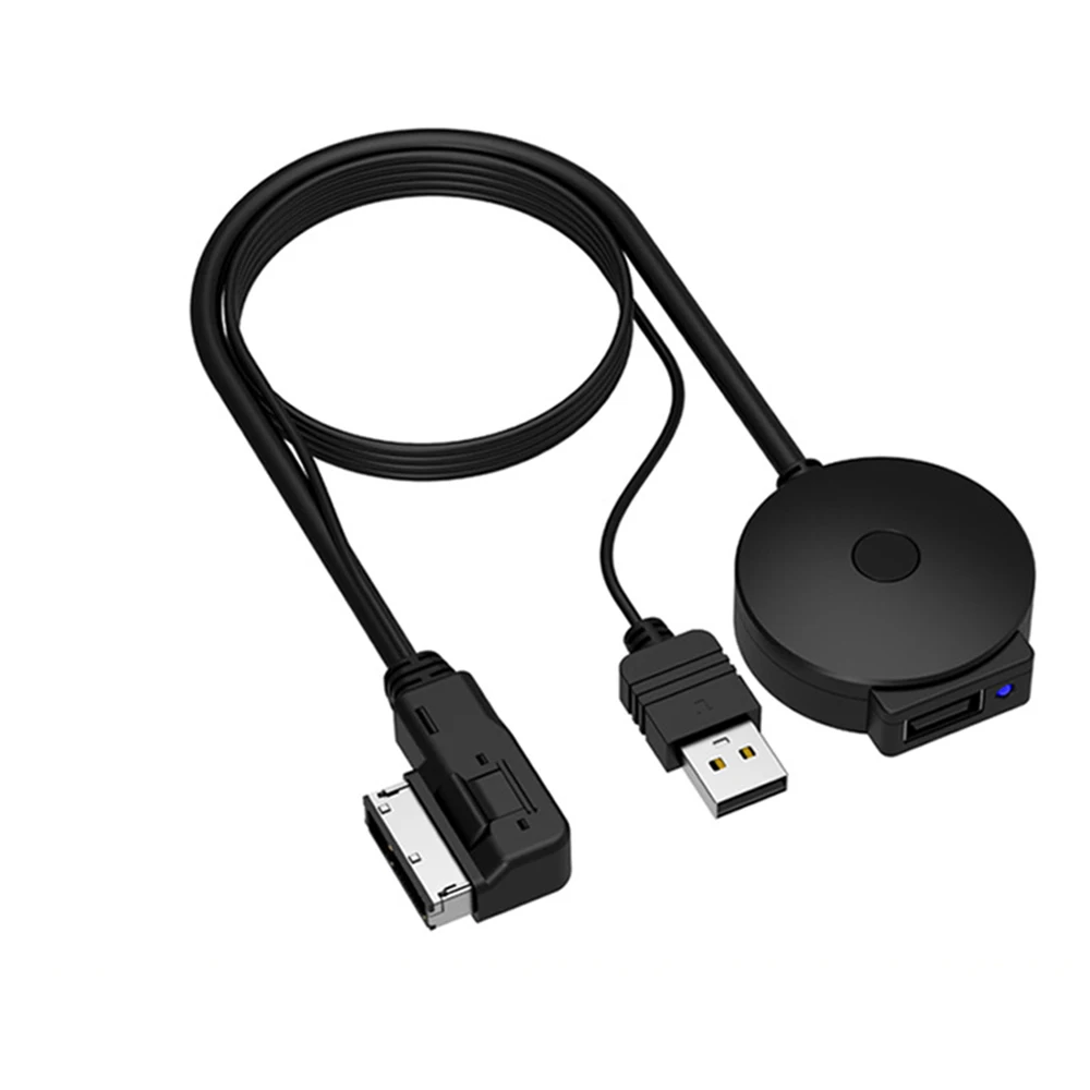 com Audi A3 A4 A5 A6 A7 S3 S4 Q3 etc 2G 3G 3G + AMI MMI Porta Cabo Conector de reprodução de música Funciona com Apple iPhone etc Dispositivo