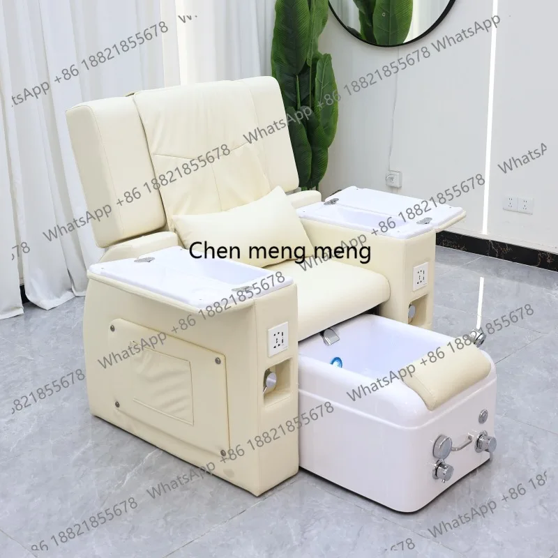 Foot SPA Massage Chair, Nail Sofa, Back Automatic Massage, Spa Shop Foot Massage & Nail Technicians Use Commercial Furniture