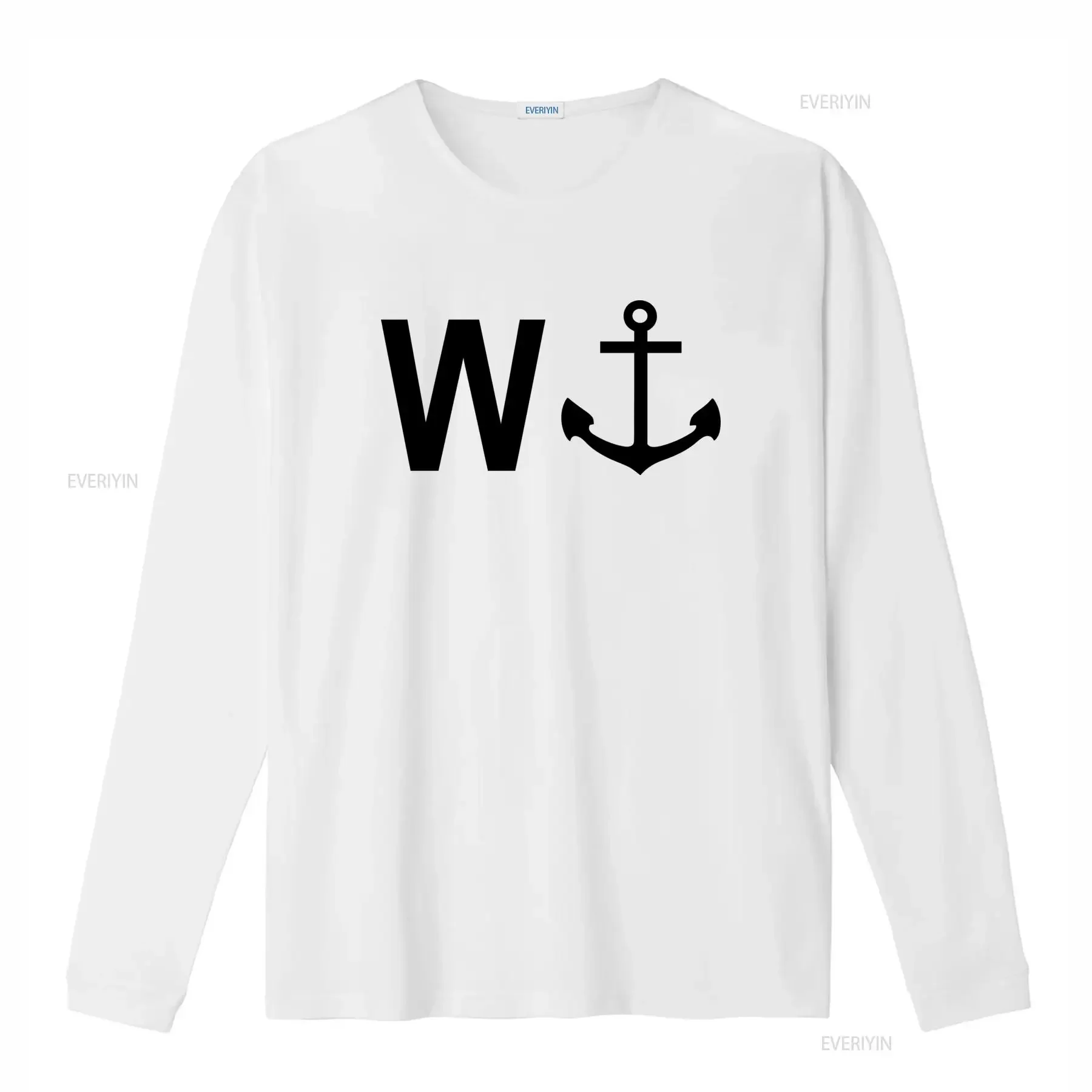 Men's W ANCHOR WANKER T Shirt Funny Slogan  Idea Prank vintage Washed Stretched fashion designer clothes Comfortable streetwear