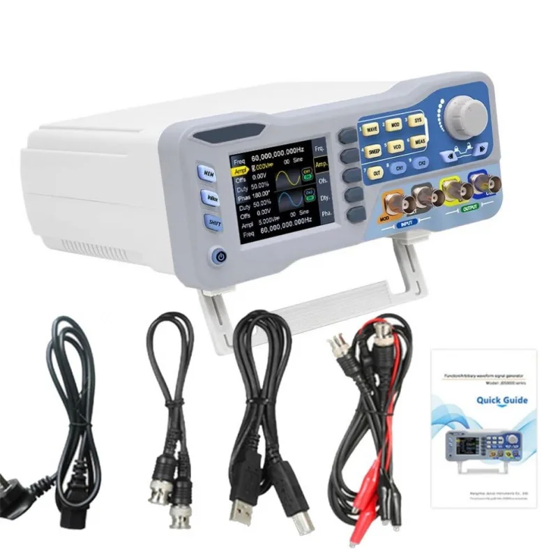 80MHz デュアルチャンネル任意波形信号発生器、275MSa/s、14ビットサンプリング、PCおよびモバイル対応、カスタム機能ジェネレータ