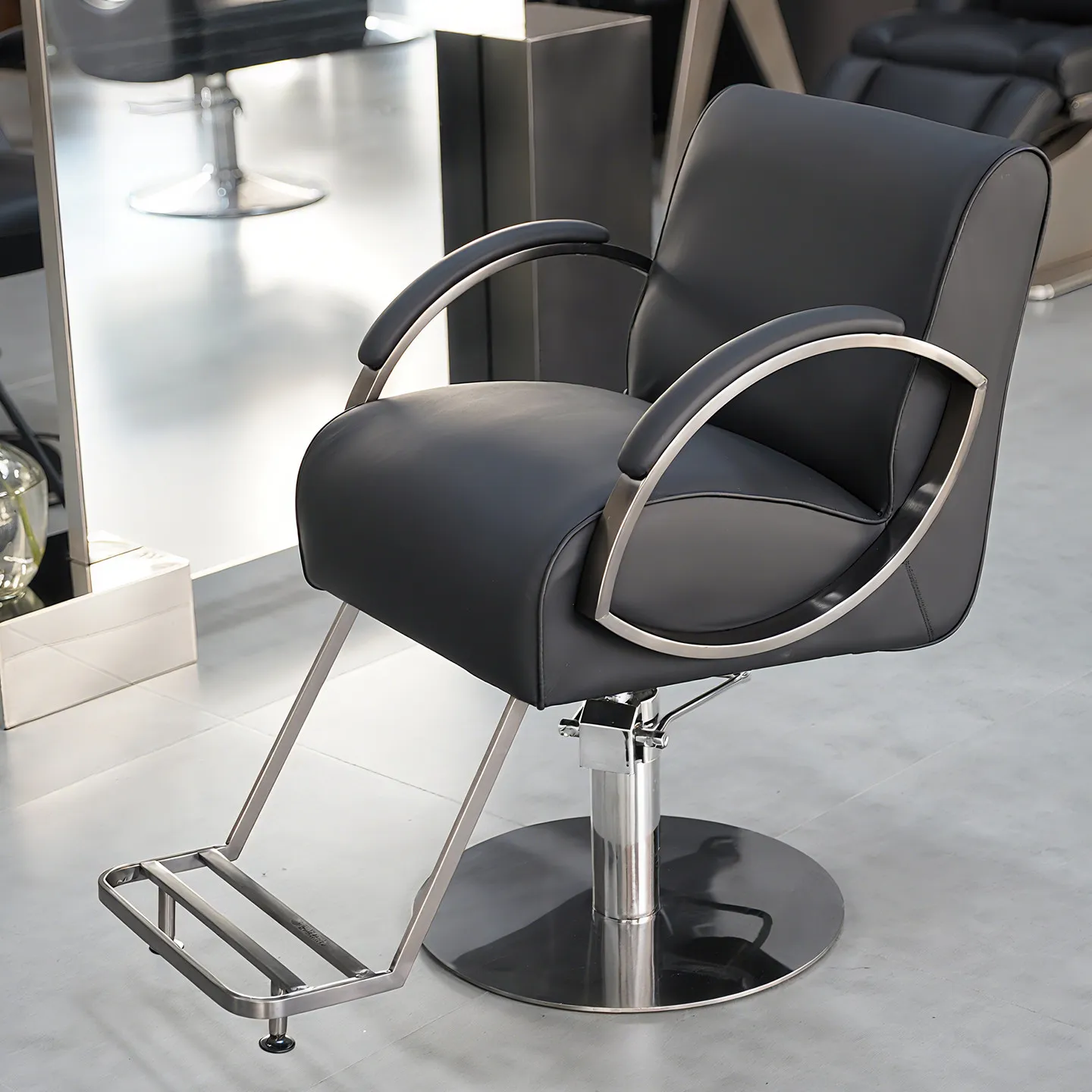 

Equipment Barber Chair Nail Hairdressing Shampoo Bed Barber Chair Trolley Shipping Silla Giratoria Beauty Salon Furniture