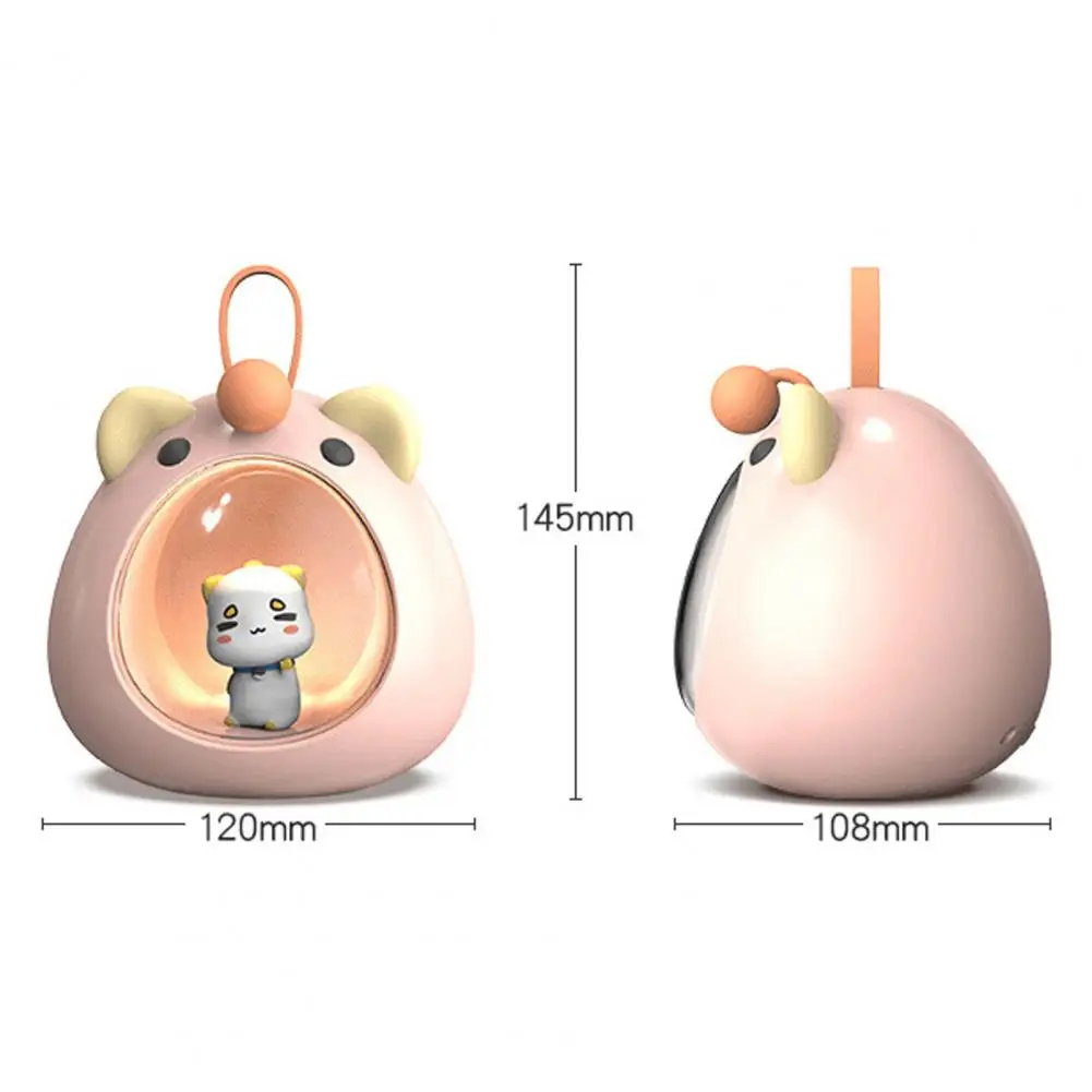 Luce notturna multiuso luce morbida altoparlante compatibile con Bluetooth lampada da notte a LED da comodino a induzione animale carino per camera da letto