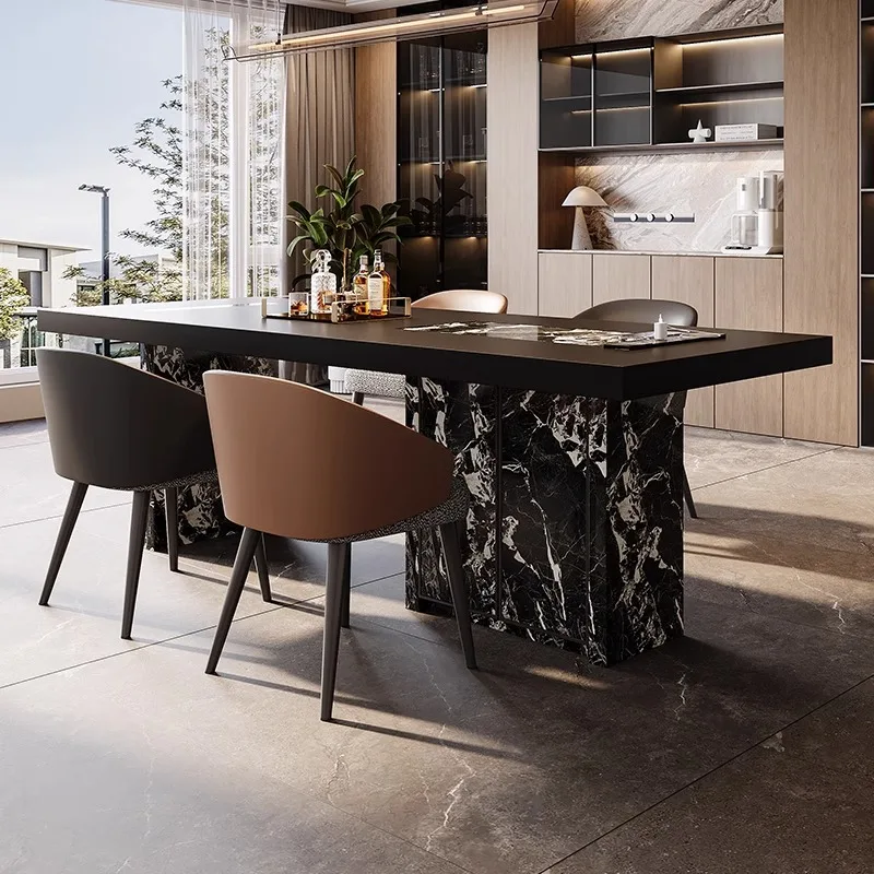 

Display Quality Dining Table Aesthetics Light Luxury Unusual Modern Design Restaurant Table Jewelry Modern Mesa Trendy Furniture