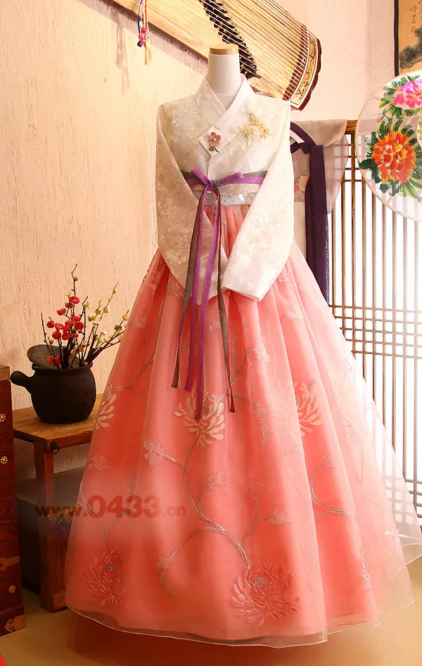 Ladies Hanbok Korean Original Imported Fabric Bridal Wedding Toast Wedding Banquet Wedding Dress Hanbok