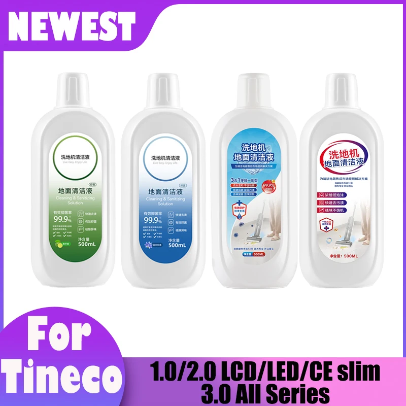 

For TINECO Floor All Series ONE S3 S5 Pro2 Combo S7 Pro Cleaning Solution Wild Bluebell Lemon Lavender Flavor Floor Scrubber