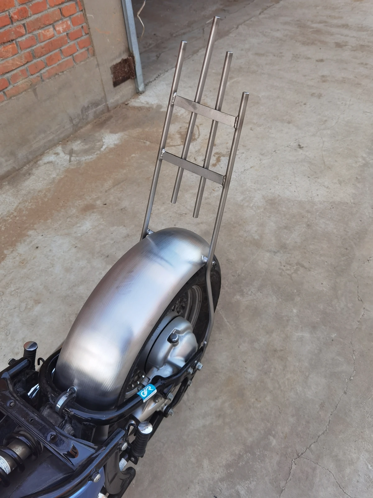 Protetor de Para-lama Traseiro para Motocicleta com Suporte, Guarda-lamas e Aba Protetora Contra Respingos para Yamaha DRAGSTAR 400 650