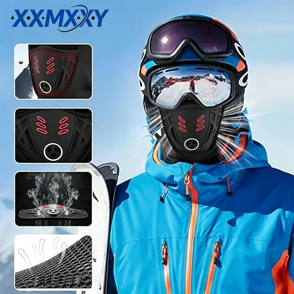 

1Pcs Multifunctional Balaclava Ski Hood Beanie, Windproof Warm Full Face Mask, Outdoor Motorcycle Bike Cycling Headwear