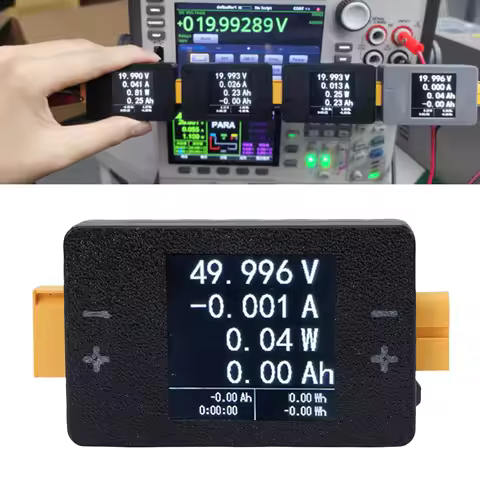 Digital Power Meter 8-150V 25A RC Battery Voltage Capacity Tester XT60 Interface Battery Discharge Meter for RC LIPO Battery