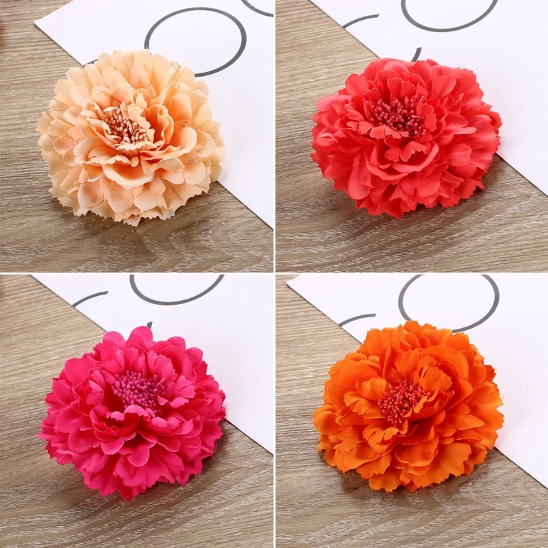 Q0KE 11 Fiore Artificiale Forcine da Sposa Clip Capelli Barrettes Copricapo Accessori per Feste Mare Copricapi Regali