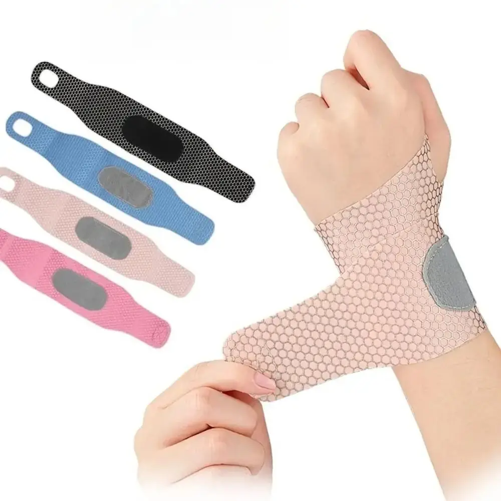 Thin Skin Friendly Breathable Wrist Straps Circular Compression Sports Support Protective Wrist Strap