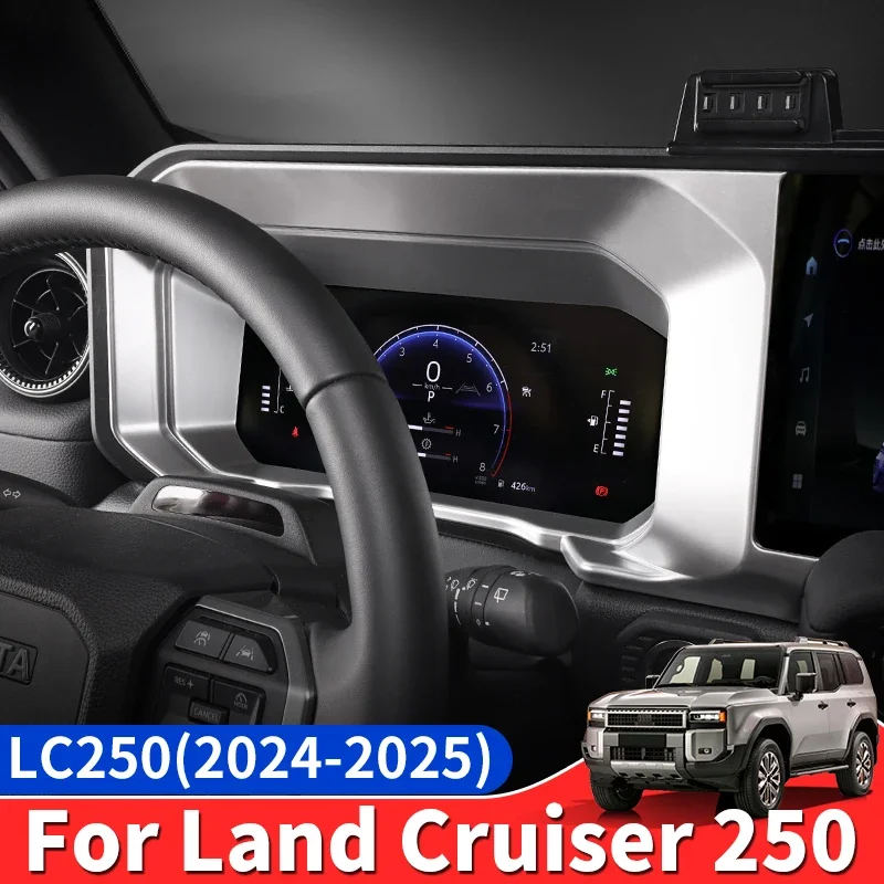 

For Toyota Land Cruiser 250 2024 2025 Prado LC250 1958 First Edition Dashboard Decoration Cover,Interior Upgraded Accessories