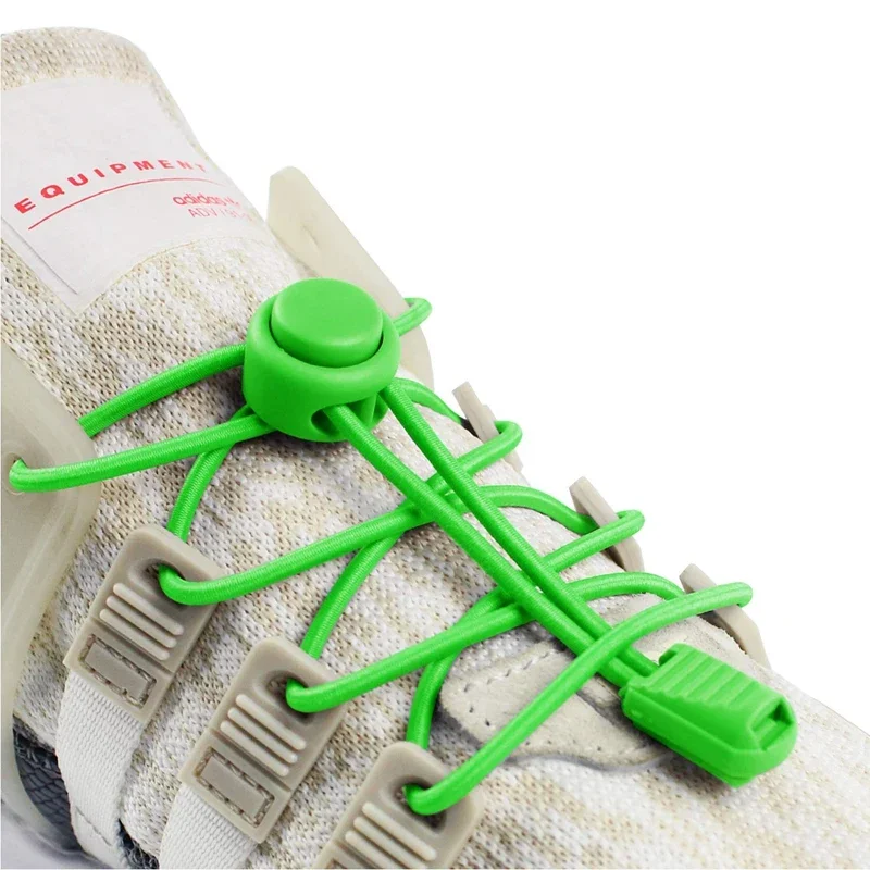 No Tie Shoe Laces Round Tennis Shoelace Without Ties for Adult Kids Sneakers Elastic Shoelaces Rubber Bands for Shoes Accesories