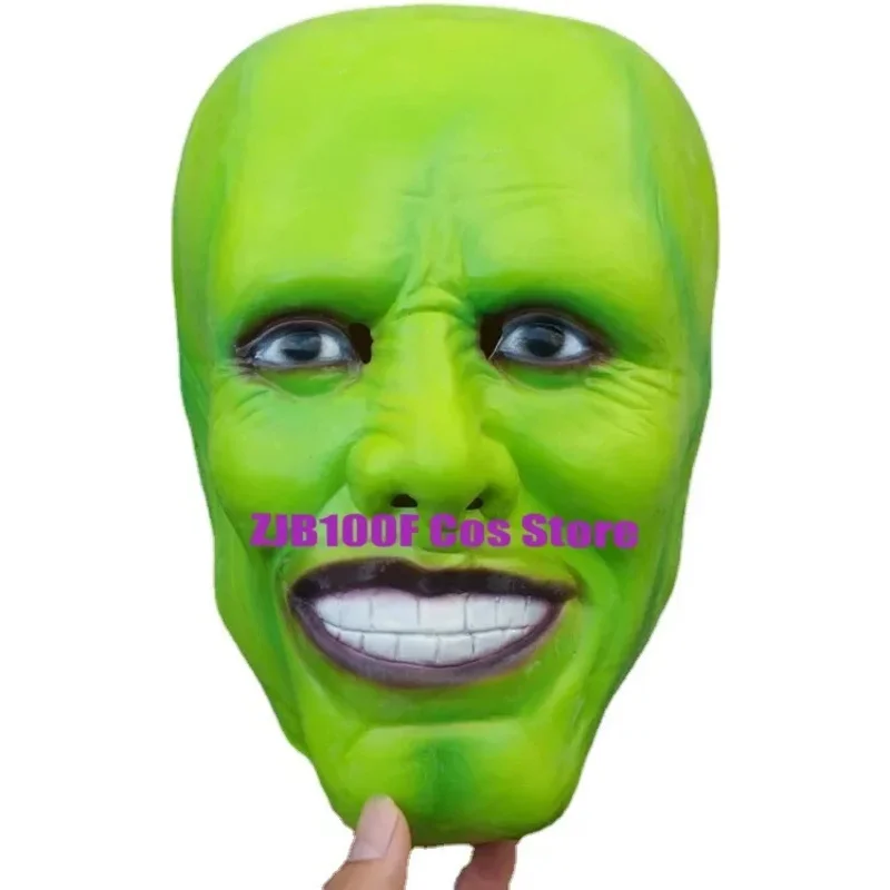 Carrey Cosplay uniforme Anime costumi giallo Trench cappello vestito Halloween Carnival Party Jim Clown abiti maschera per gli uomini