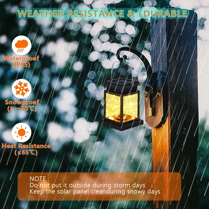 أضواء LED الشمسية في الهواء الطلق التركيز الطابق الفوانيس لوحة شمعة تيرازا داخلي معلق شرفة الطيور إضاءة ديكورية للحديقة