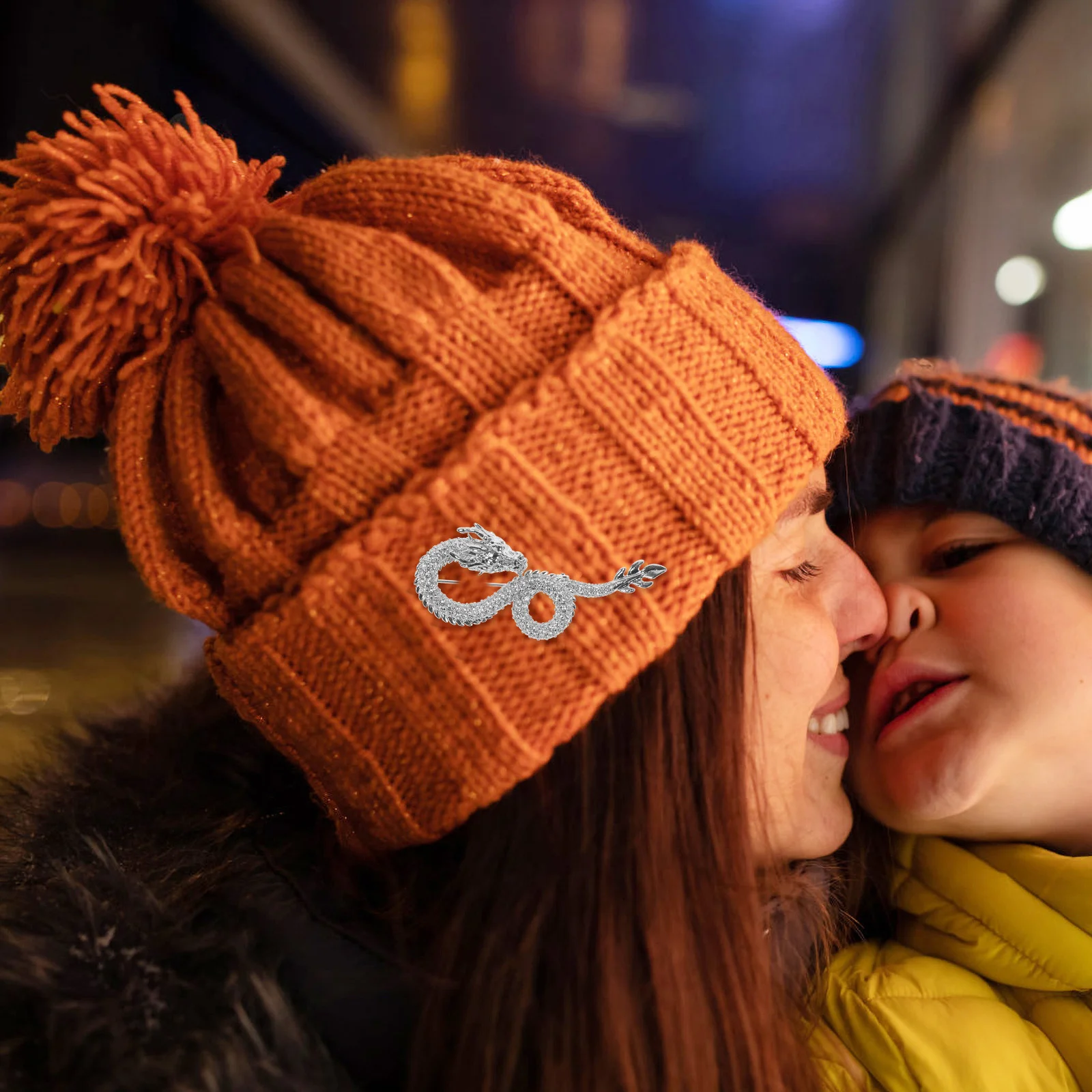 

Copper Dragon Brooch Pin Vintage -Resistant Metal Zodiac Jewelry for Cosplay Wedding Birthday Gift Brooch