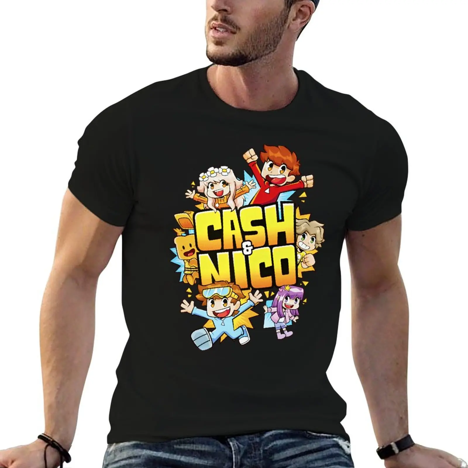 cash and nico merch T-Shirt graphic tee shirt oversize t-shirts man mens big and tall t shirts