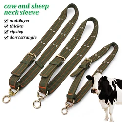 1PCS Dog Cattle Goat Collar Canvas Belt Donkey Horse Cow Sheep Strong Durable Necklace Belay Tie Veterinary Equipment New