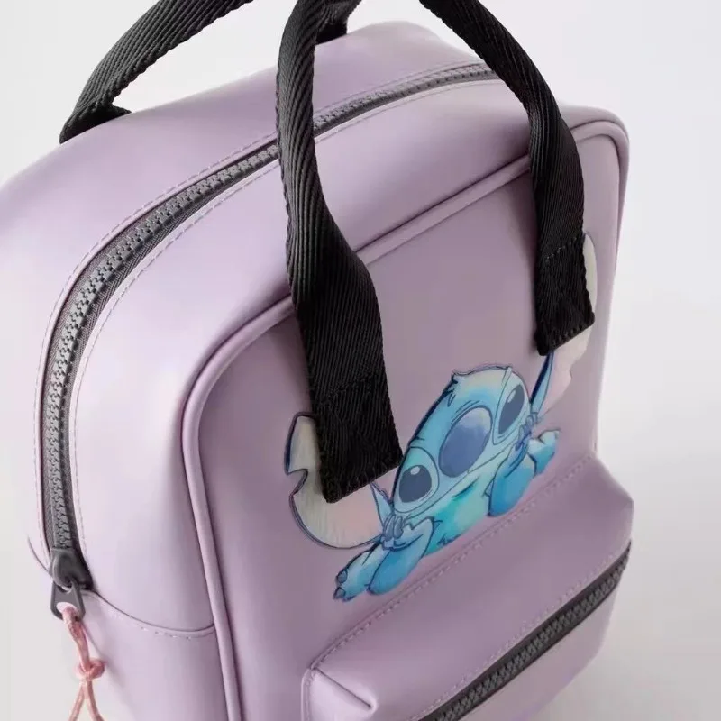 New Disney Cartoon Stitch Sequin Backpack Bag Kindergarten School Bag Lady Girls Ball Birthday Gift