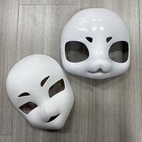 Kigurumi Base Beast Head Mask Cosplay Furry Animal Skull DIY Thicken Plastic Masks Carnival Anime Halloween Party Costume Props