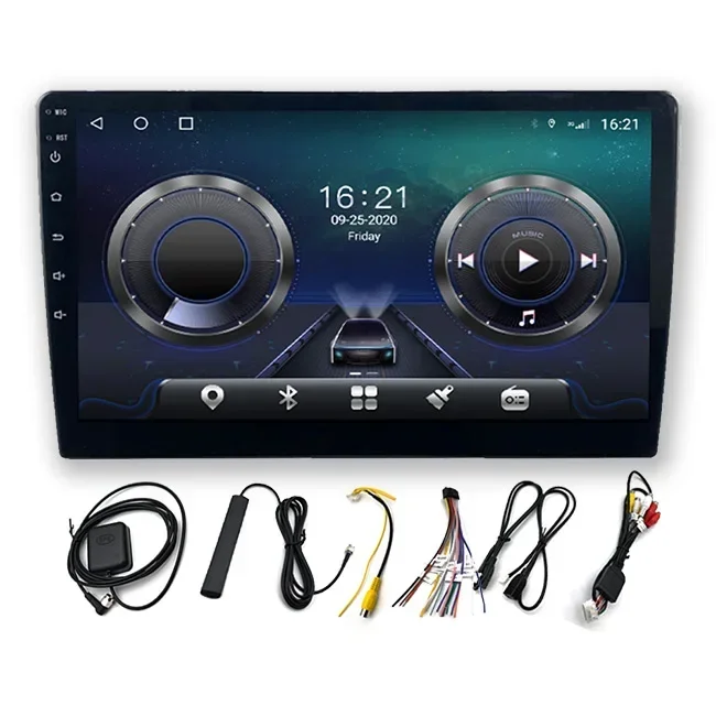 Oem car android system universal 2 din android car radio with 360 camera dsp sim card 9 inch car audio