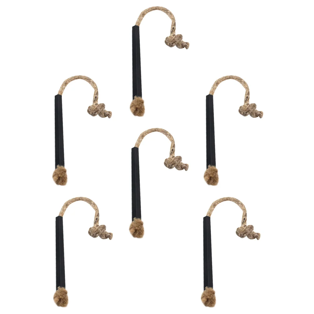 6Pcs Outdoor Fire Starter Rope Wick Compact Hiking Lighter for Camping Survival Expeditions Barbecue Wick Cord