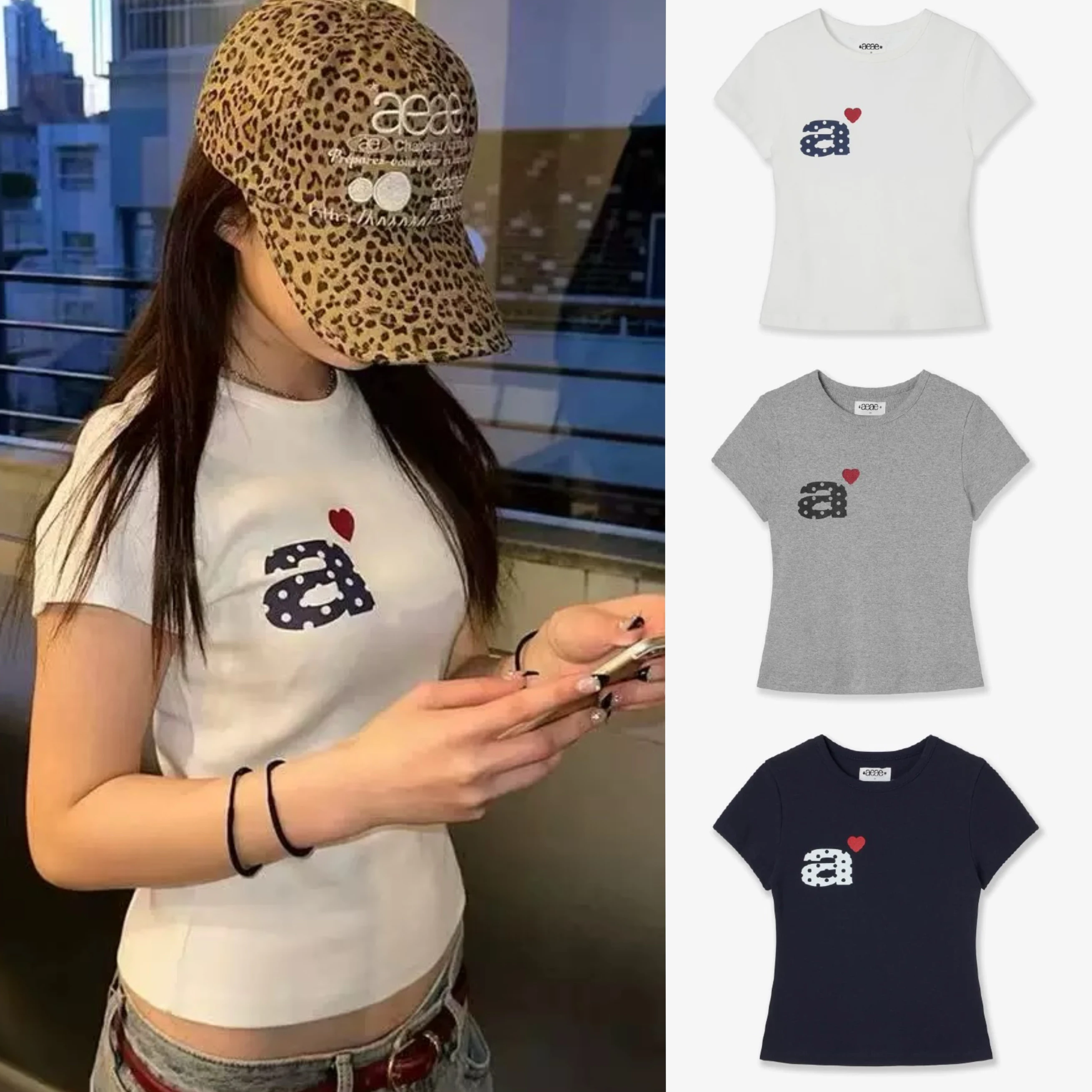 

Женская футболка Slim Fit с коротким рукавом, повседневный стиль, с принтом и надписями, летний топ, креативный дизайн, круглый вырез, укороченная длина