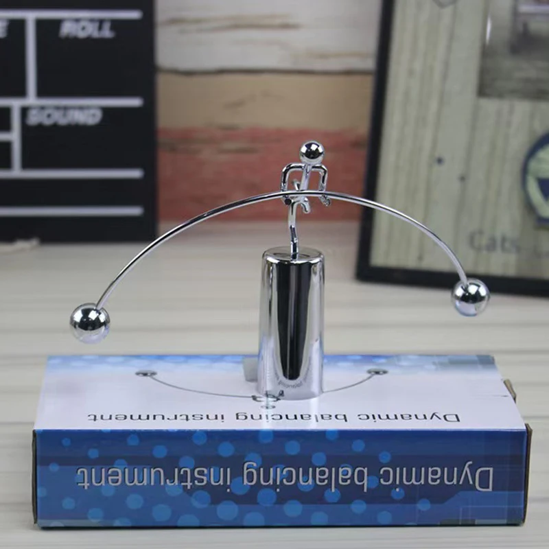 Gewichtheber Kinetische Kunst Stahl Balance Physik Spielzeug Lustige Schreibtisch Stress Relief Gadgets Für Büro Kreative Neuheit Geschenke