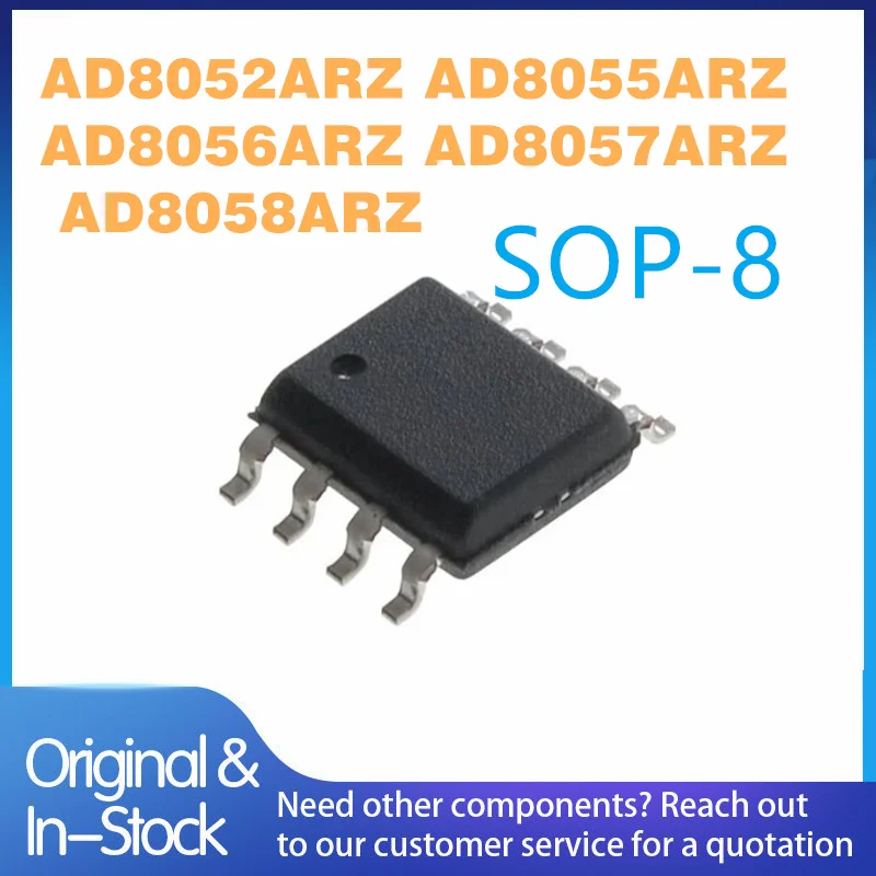 (10piece)New Original AD8052ARZ AD8055ARZ AD8056ARZ AD8057ARZ AD8058ARZ AD8052 AD8055 AD8056 AD8057 AD8058 SOP-8package