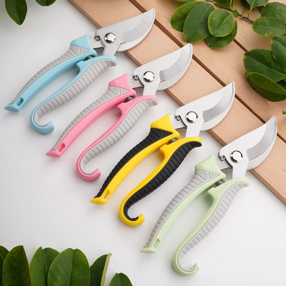 

Gardening Scissors Sharp Nosed Shears Orchard Fruit Grape Apple Picking Pruning Branch Cutting Floral Shears Portable Hand Tool