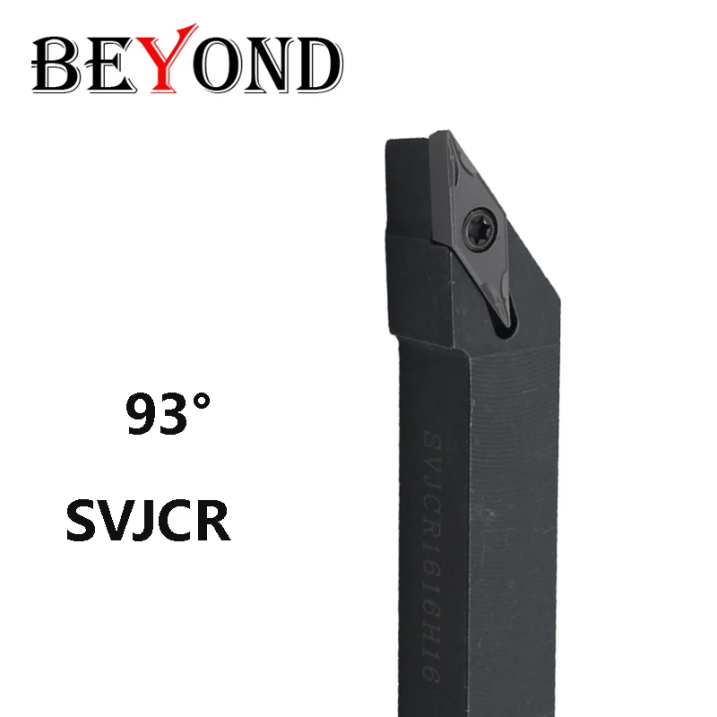 BEYOND 93° SVJCR SVJCL SVJCR1010H11 SVJCR1212H11 SVJCR2020K16 External CNC Lathe Cutter Carbide Inserts VCMT Turning Tool Holder