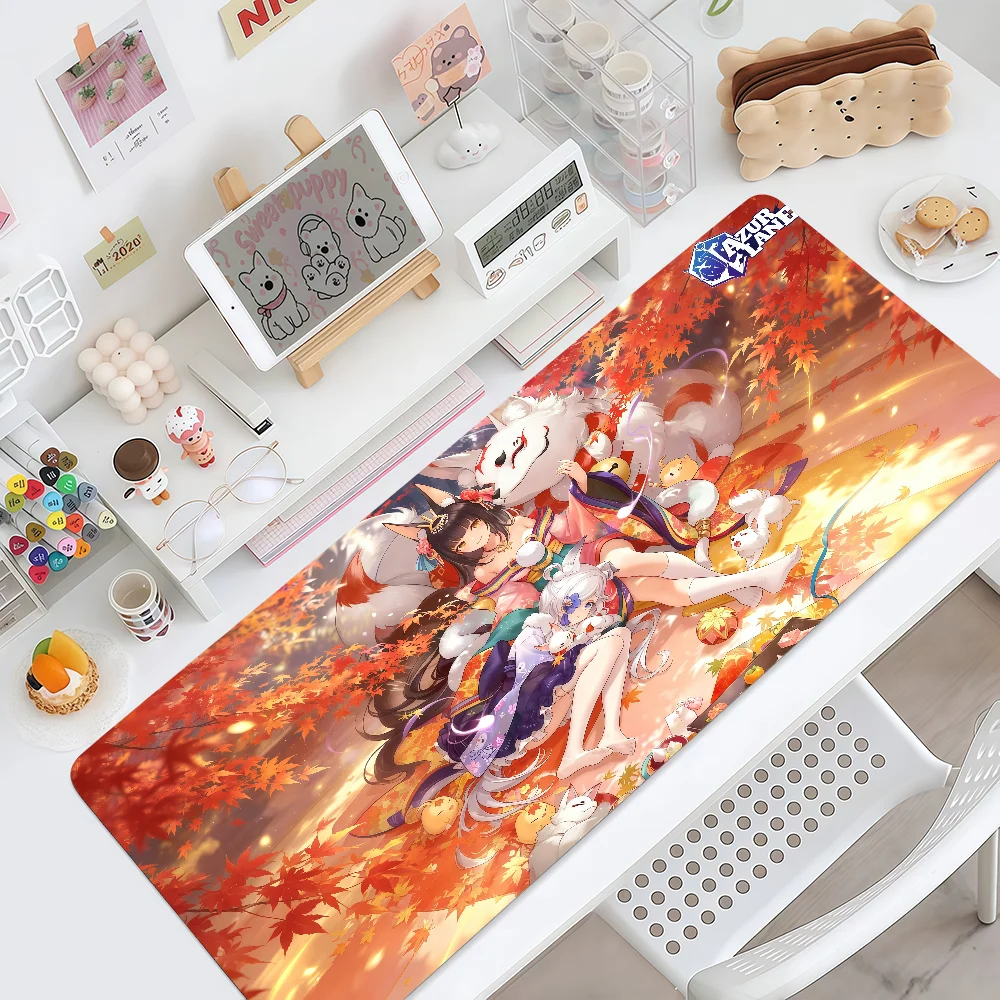 Mouse Pad Shooting A-Azur Game Girl Non-slip Lockedge Lane Office Student Gaming Thickened Large Writing Cushion MousePad