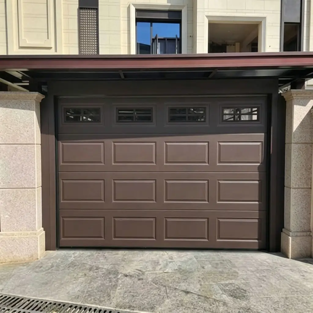 Made in China Fashionable for Household Use Garage Door Powder Coating Anti Corrosion Garage Doors Easy To Clean Garage Doors
