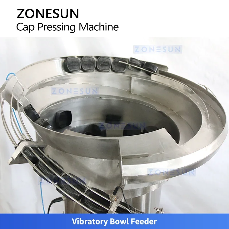 Picture 5: ZONESUN ZS-VTYG02S High Speed Bottle Cap Pressing Machine Coffee Powder Seasoning Jar Capper