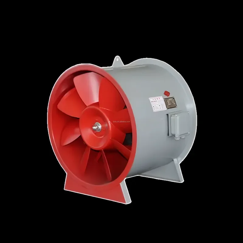 Industrial Axial Flow Fan High Temperature Resistant Smoke Exhaust Fire Ventilation Blower OEM ODM Service for Factory Use