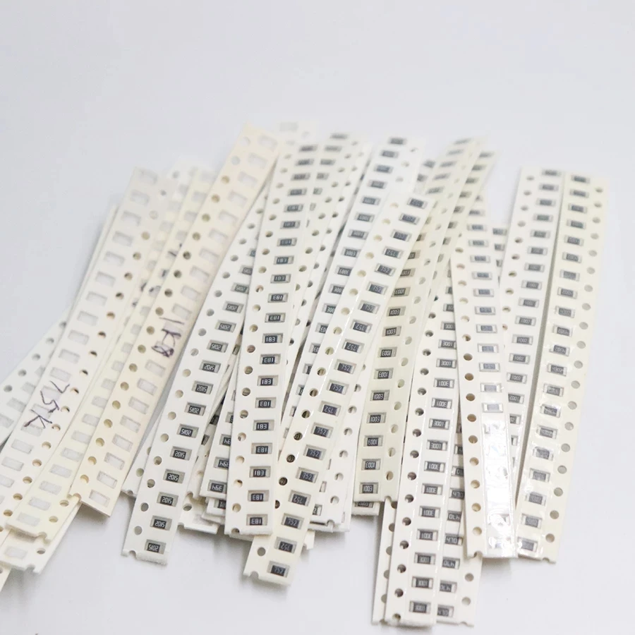 Resistor 1206 SMD surtido, 1 ohm-1m Ohm 1% 33valuesX 20 piezas = 660 piezas, Kit de Muestra