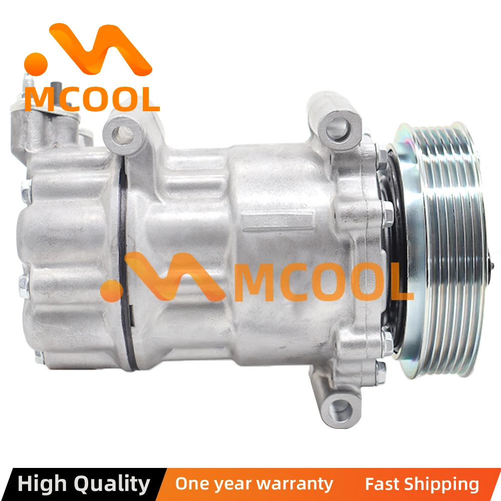 For SD6C12 Auto AC Compressor Peugeot 207 CC 1.6 2008 9822826880 9651910980 9659875780 9670318880 9671216280 9678656080 96786560