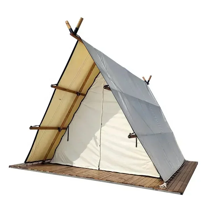Outfitter Grand Timber Glamping Event Toile التخييم التلقائي مع كاشطات الهواء نفخ القطب أكسفورد ريدج خيمة