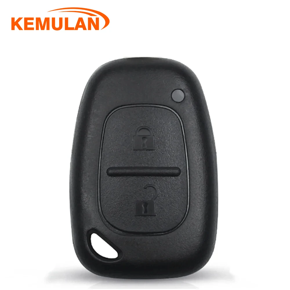 

KEMULAN 1Pcs No Blade For Renault Opel Vauxhall For Nissan Vivaro Traffic Primastar Remote Car Key Case Shell 2 Buttons Cover