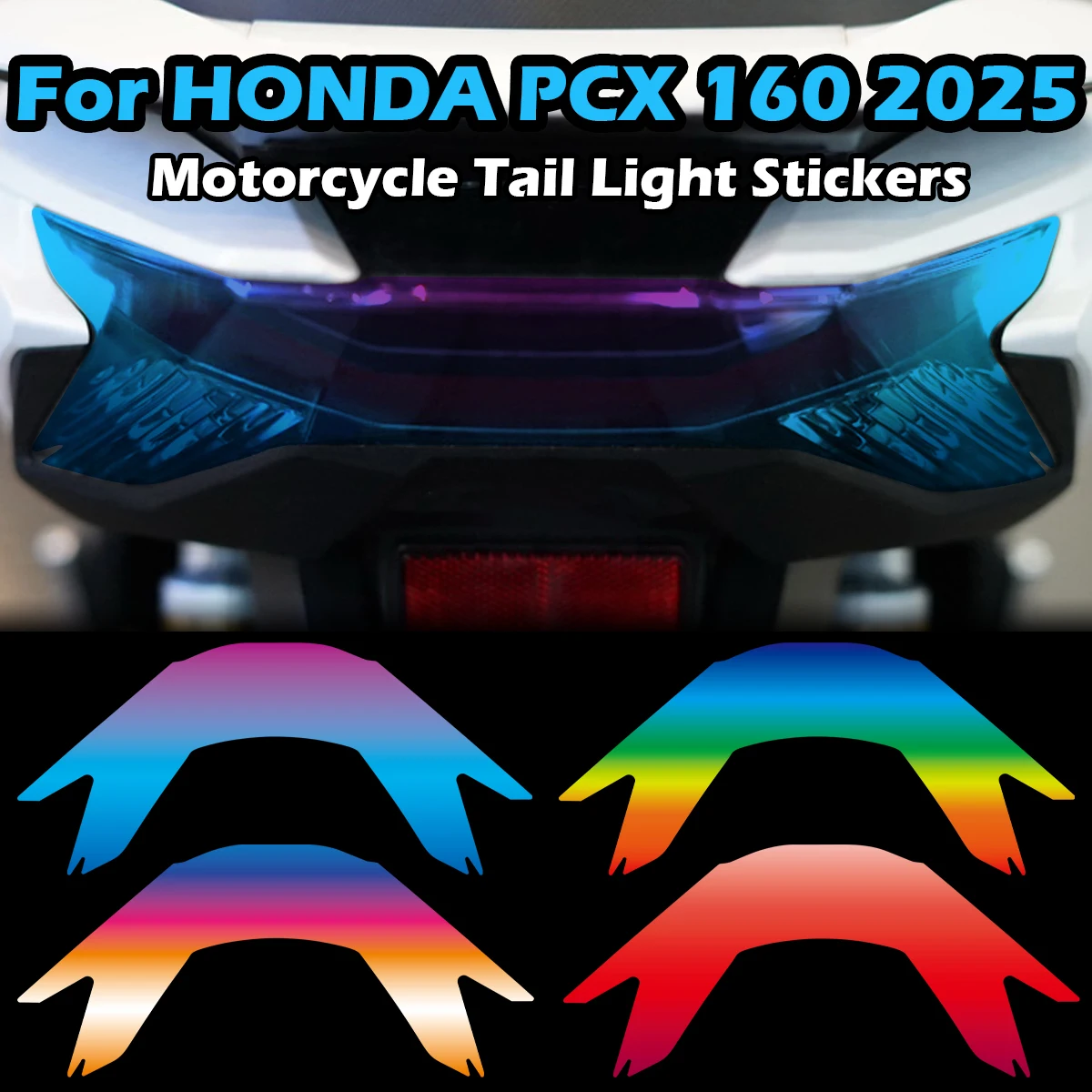 

For Honda PCX160 PCX 160 2025 Motorcycle Clear Tail Light Stickers Moto Scooter Protection Tint Film Decals Accessories