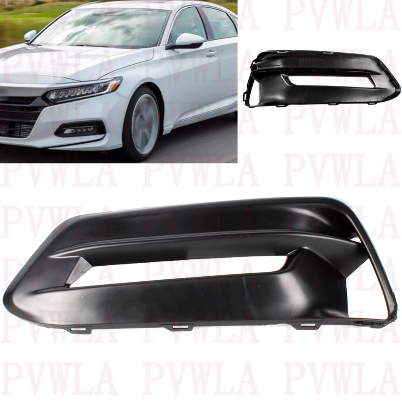 Left Side Front Bumper Fog Lamp Light Grille Cover 71107-TVE-H10 For Honda Accord 2018 2019 2020