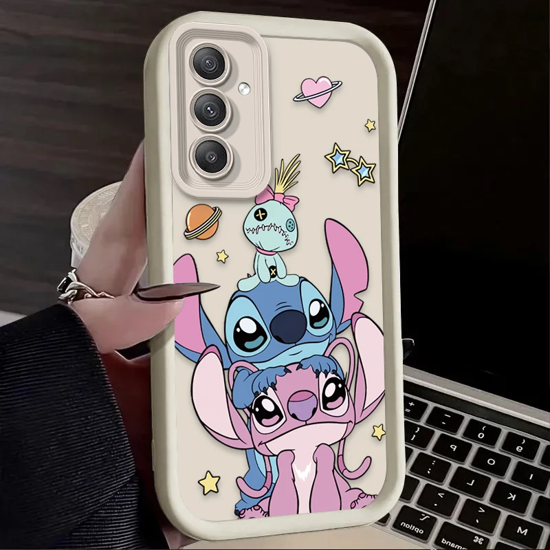 الكرتون ديزني غرزة الحال بالنسبة لسامسونج غالاكسي A54 A05 A05S A34 A24 A14 A53 A33 A23 A13 A52 A52S A32 A22 A12 A71 A51 A31 A50 eتوي #3