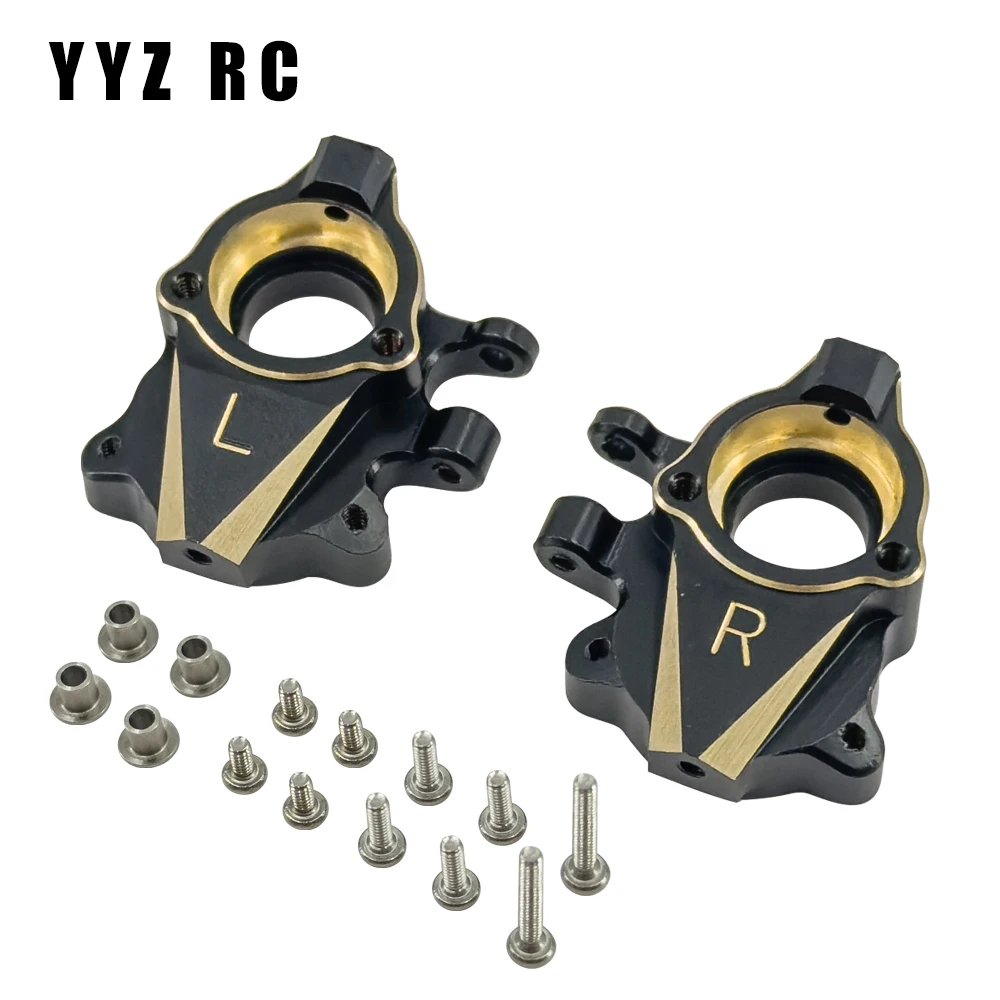 35g Black Coating Brass Steering Knuckle Metal For Redcat Ascent-18 Rc Car Upgrade Parts Remote Control Crawler Accessories 1/18