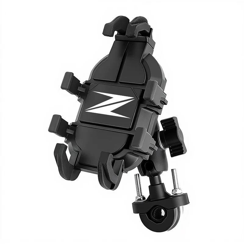 حامل هاتف 360 ° تدوير ركوب الدراجات النارية دعامة حامل عدم الانزلاق لكاواساكي Z900 Z1000 Zontes 150NK Z650 Z750 Z800 #5