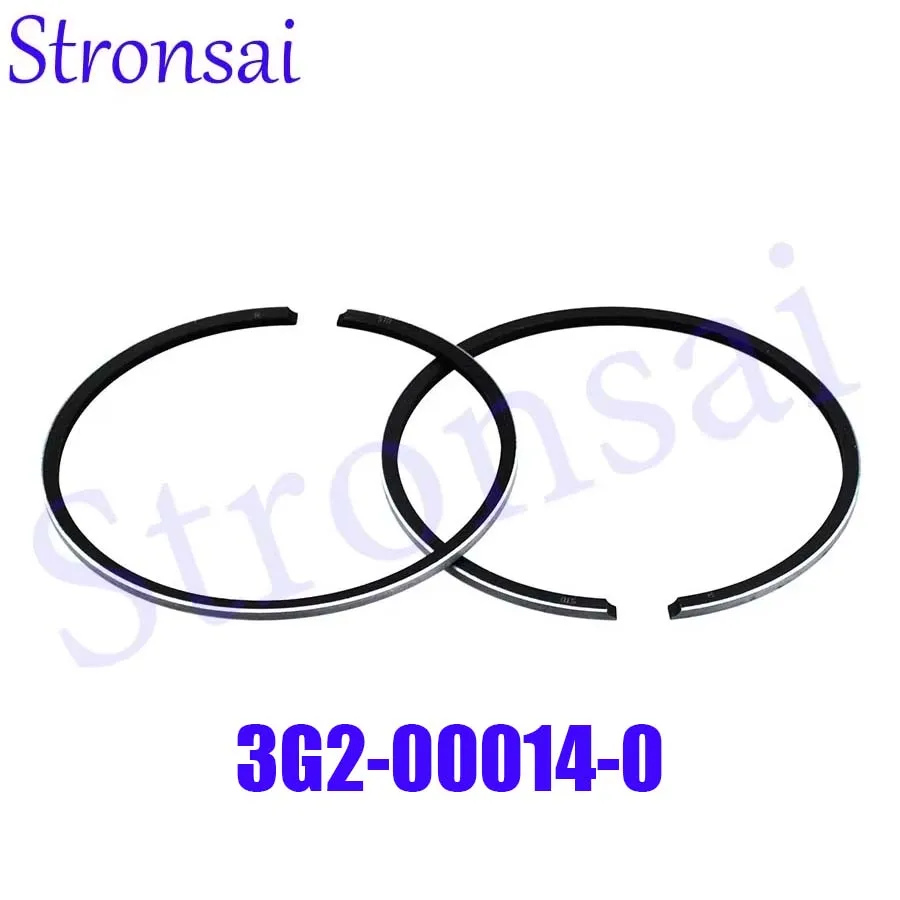 3G2-00014-0 STD Piston Ring Set +0.5mm for Tohatsu Nissan Outboard Motor 4 5 9.9 15 18 HP Boat Engine Accessories